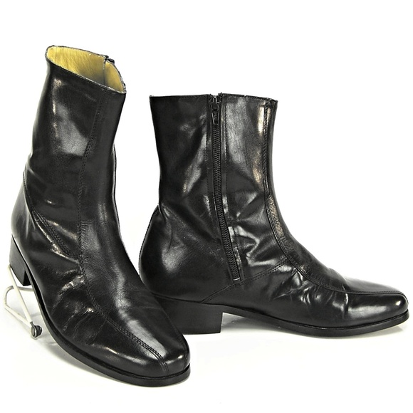 Nunn Bush Men Black Soft Leather Ankle Boot Shoes main image 4
